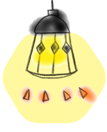 ランプイラスト